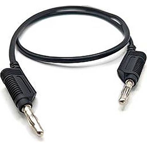 Mueller Electric 22.170-2M-0 Cordon de mesure banane mâle 4 mm banane mâle 4 mm 2 m noir 1 pc(s) Y270223