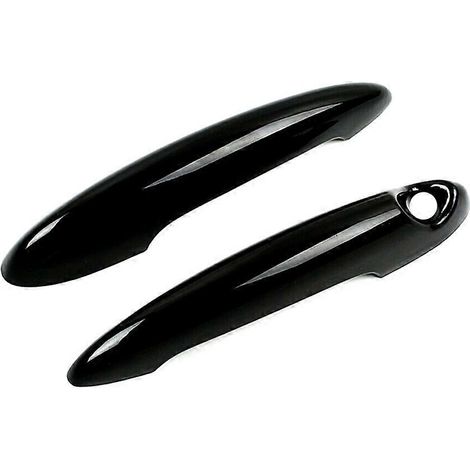 2 Stück glänzend schwarzer Türaußengriff Autotürgriff für S R50 R52 R53 R55 R56 R57 R58 R59 R61 (1/5)