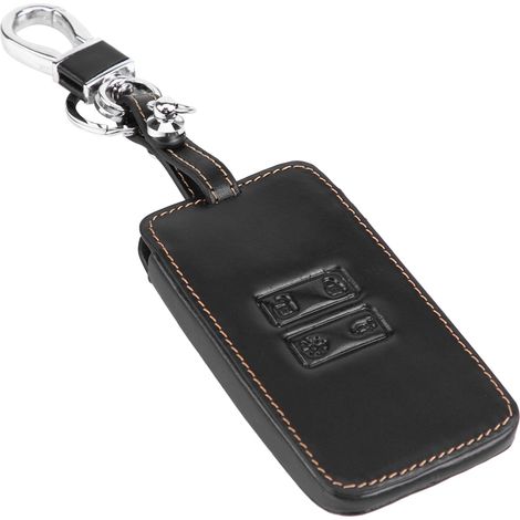 Étui en cuir pour clé de voiture Renault Kadjar 2016-2017, housse de protection, pochette de rangement (1/5)