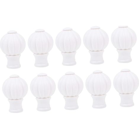 10 pièces Embouts de Tringle à Rideaux Décoratifs, Matériau Résistant, Élégants