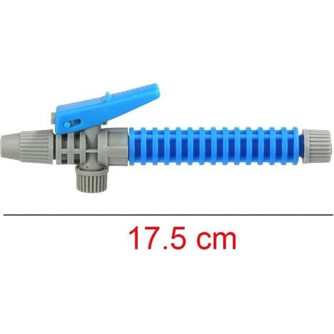 Lot de 2 poignées de pulvérisateur à gâchette de, accessoire de pulvérisateur agricole, poignée de pistolet de pulvérisation pour lance d'arrosage extérieur de jardin (noir) (1/4)