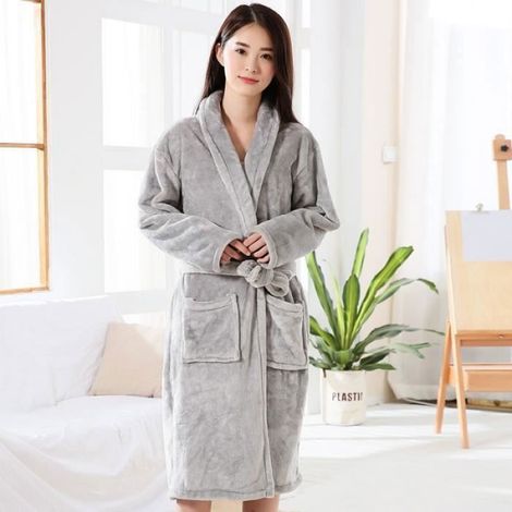 1PCS peignoir de femme avec taille L