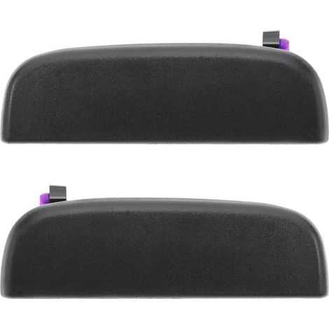 Create idea Lot de 2 boutons de poignée de porte extérieure avant et arrière de voiture compatibles avec A-Star 2008-2014 Noir (1/5)