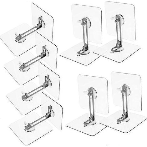 Lot de 8 fixations adhésives pour meubles, commode pour bébé, taille S (1/5)