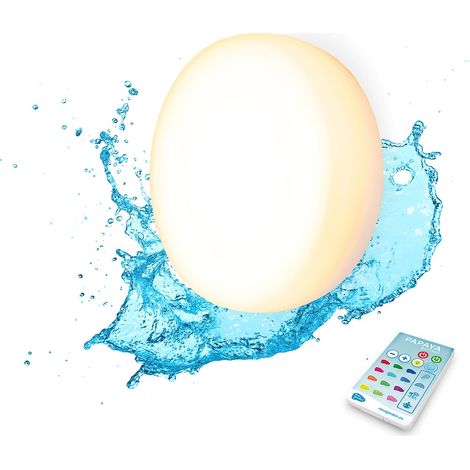 PAPAYA 12 Wandleuchte für den Außenbereich mit wiederaufladbarer Batterie. RGB-LED-Licht. Keine Installation erforderlich. (1/5)
