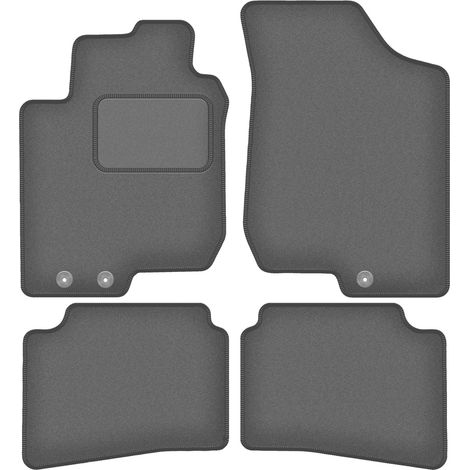 Tappetini auto in velluto color grafite per: Hyundai i30 I hatchback, station wagon, CW (2007-2012) (1/5)