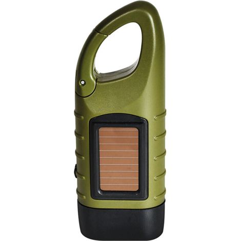 Lampe de poche LED à dynamo solaire Camp (1/5)
