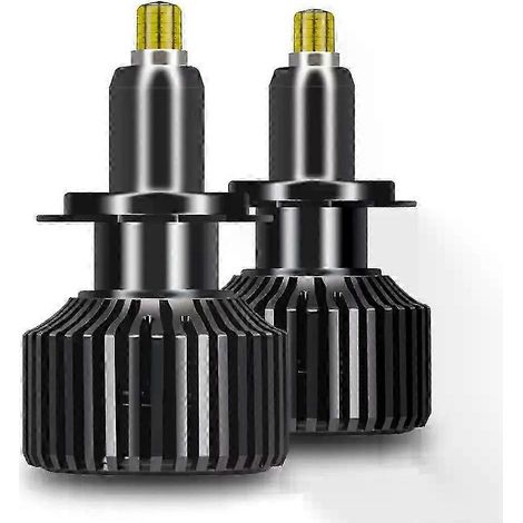 2 H7 Canbus LED-Lampen für Autoscheinwerfer, 360° Abstrahlwinkel, 160.000 lm, H11 H1 HB3 9005 HB4 9006, 300 W, Mini-Turbo-Nebelscheinwerferlampe – AquaForge