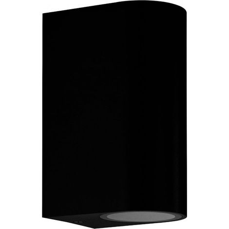Applique murale extérieure noire 2xGU10 IP44