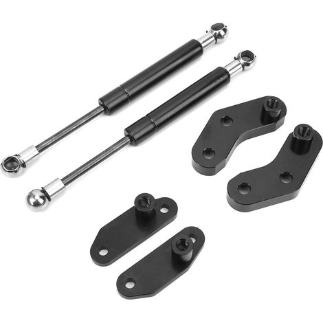 4-teiliges Türgriffset aus schwarz eloxiertem Eisen, kompatibel mit Can-Am Maverick X3 (2017–2020), vorne und hinten (1/5)