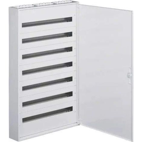 Hager Tableau de distribution blanc moderne 7 rangées