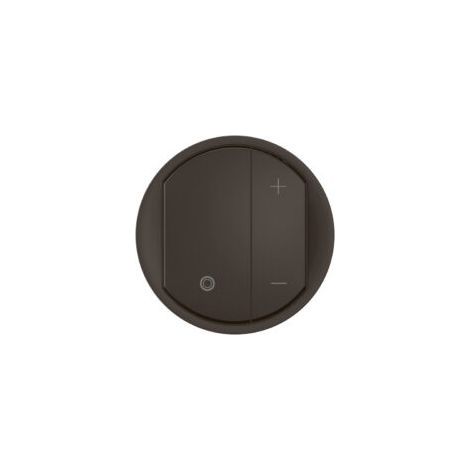 Legrand – Enjoliveur pour variateur pour ballasts – CN0061 – plaque Céliane 2024 – finition noire – avec neutre – pour installation électrique (1/2)