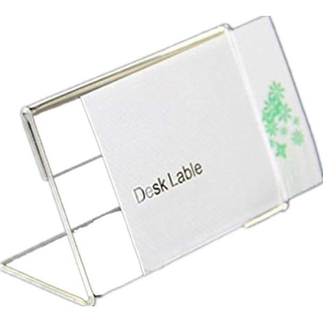 CCYKXA20pcs 9cmx6cm Acrylique Signe d'affichage étiquette de Prix nom de Carte Porte-étiquette Stands (1/5)