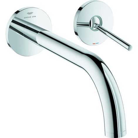 Grohe Atrio Mélangeur lavabo 2 trous, montage encastré, saillie