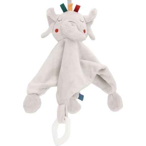 Couverture de sécurité bébé éléphant douce et polyvalente pour le sommeil et le jeu (1/5)