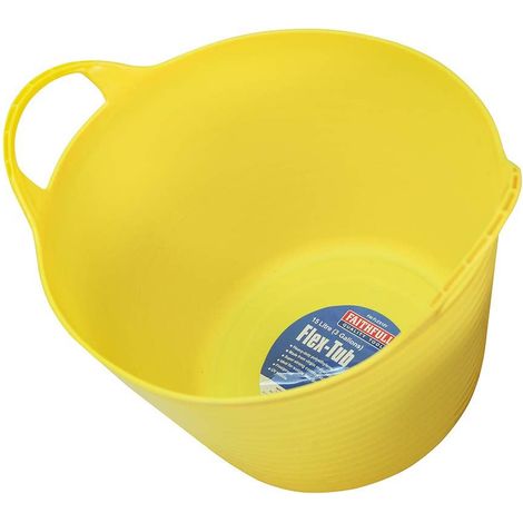 Faithfull Flex Tub 15 litre - Yellow FAIFLEX15Y