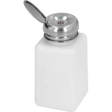 Quatre flacons de 200 ml à pompe doseuse à bouton-poussoir, distributeur de solvant antistatique (1/4)