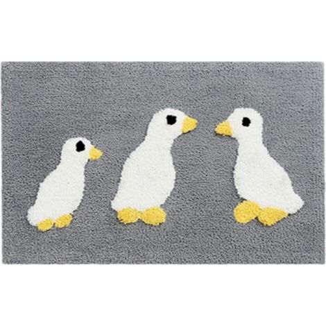 Tapis absorbant antidérapant à motif chat mignon pour chambre, salle de bain et toilettes (style 4) (1/5)