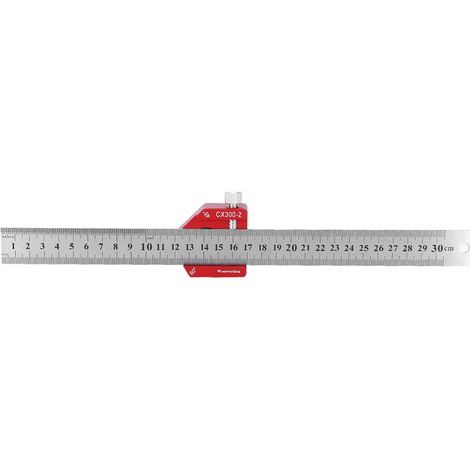 Règle de traçage pour le travail du bois, mesure d'angle de haute précision, outil de marquage pour charpentier, CX300-2