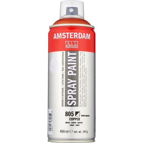 Bombe de peinture Amsterdam 400 ml cuivre (1/2)