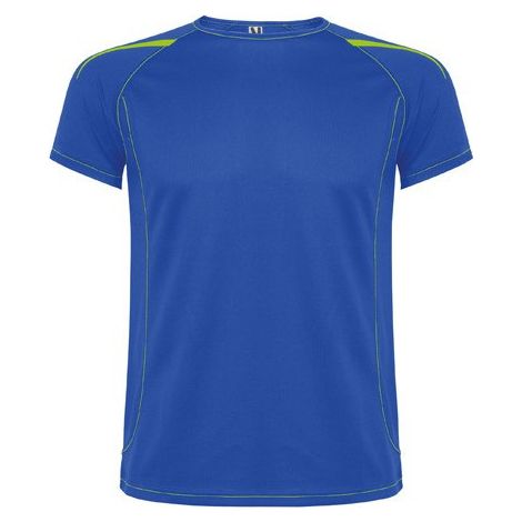 Camiseta técnica transpirable en tejido punto liso de manga corta ranglan SEPANG L Royal
