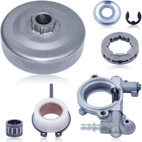 Kit de pignon de pompe à huile 325 Pitch 7Spline, pour tronçonneuse Stihl 026, MS 260, 1121 007 1043 (1/5)