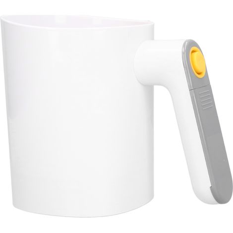 Tamis à farine 2 modes d'utilisation, tamis électrique portatif en forme de tasse, tamis à poudre blanche pour la pâtisserie maison, la farine et le sucre glace (1/5)