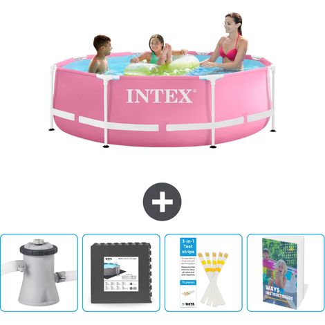 Intex Piscina con struttura Rotonda - 244x76 cm - 7-pezzi  SCB131 (1/5)