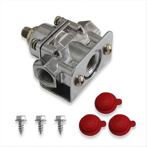 Kraftstoffdruckregler für Kfz-Vergaser, 3/8-Zoll-Einlass/Auslass, 12-804 (1/5)