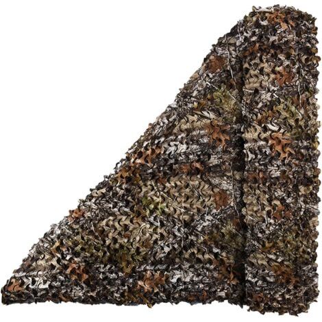 royaluxe-Voile d'ombrage en polyester résistant à la déchirure 1,5 x 2,5 m – Filet de camouflage anti-UV – Pour protection extérieure