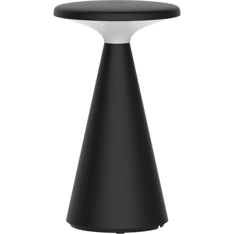 Lampada tavolo esterno PAROS nera LED 2700K USB-C IP44 (1/3)