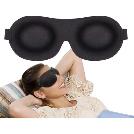 Cache-sommeil pour dormir sur le côté - Cache-sommeil occultant et confortable - Cache-sommeil léger