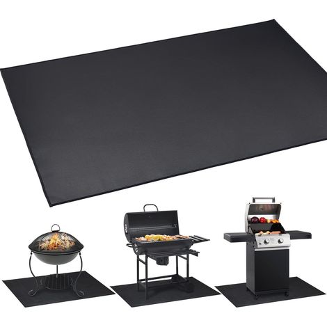 Tapis de protection ignifuge pour barbecues extérieurs à charbon plancha fumoirs et gaz 122 x 76 cm 122 x 76 cm (1/5)