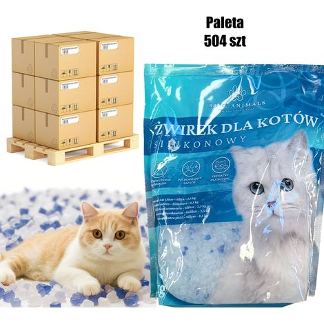 Litière Silicium pour Chat 1,5 kg Non-agglomérante