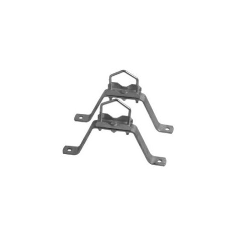 HDSAT PAIRE D'ETRIERS pour Fixation Murale 15 cm en acier 38-60 mm (1/2)