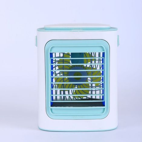 Mini air conditioner, portable evaporative cooler, touch control, suitable for use on the desk, camping and outdoors (1/5)