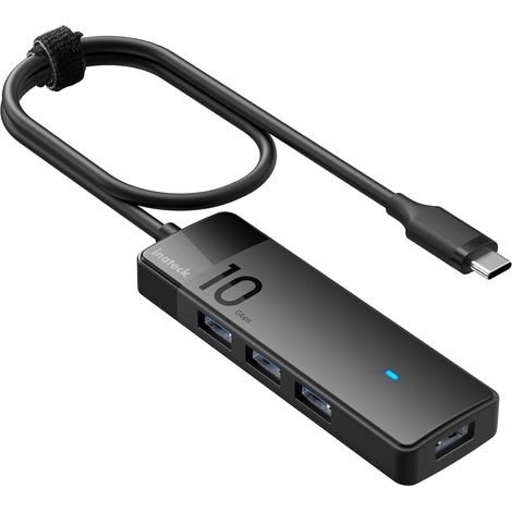 Hub USB C, Hub USB 3.2 Gen 2 avec 4 Ports USB A, 10Gbps, Câble 50cm, Compatible avec windows7/8/10/11, Linux, Mac OS (1/5)
