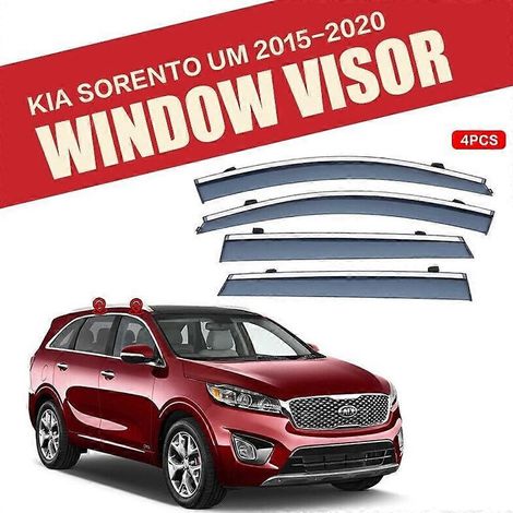 Déflecteurs de pluie pour vitres, protections contre les intempéries, accessoires auto pour Kia Sorento 2009-2014, déflecteurs de vitres, 4 pièces ( ) (1/5)