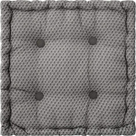 Coussin de sol Otto 40 x 40 x 8 cm Atmosphéra  - Gris