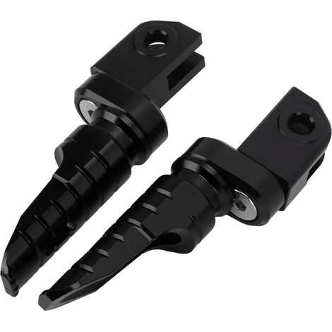 Reposepieds Moto CNC Aluminium 2 Pièces Remplacement Avant pour Aprilia RS660 RSV4 Tuono 660 V4 1100 Noir (1/5)
