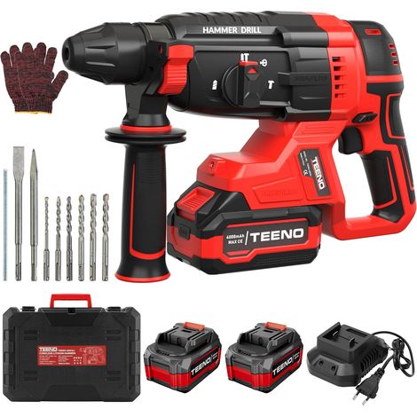 Marteau Perforateur sans Fil 20V Brushless, 2 Batteries 4.0Ah (1/5)