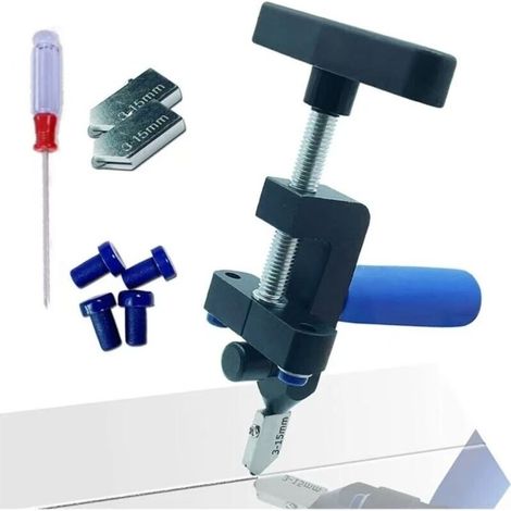 Coupe-carreaux, coupe-carreaux manuel, carreaux de céramique, carreaux de porcelaine pour professionnels avec guide laser réglable, coupe de précision, pieds antidérapants et poignée ergonomique (1/5)