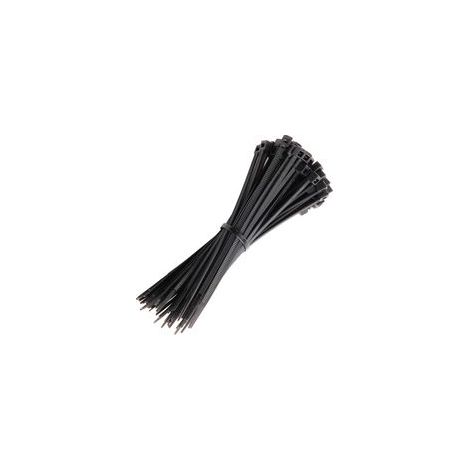 Paquete de 1000 bridas negras resistentes a los rayos UV con cierre de velcro para una gestión óptima del cableado. Calidad industrial, gran tamaño, robustas, para uso interior y exterior. - Crezuo-Cr