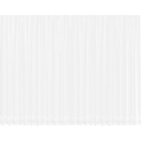 Rideaux avec des rideaux Blanc 500x100cm Polyester CFW32995 (1/5)