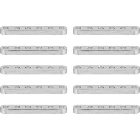 10 pièces Supports de Fixation Aluminium Plat 4x8mm pour Robotique et Équipements Industriels (1/5)
