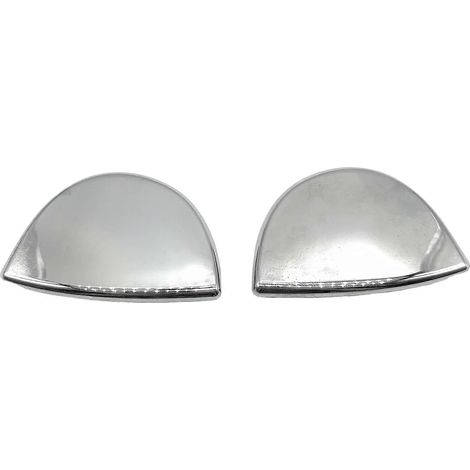 1 Paar Abdeckkappen für die Frontscheinwerfer-Waschdüsen 61679805541 61679805542 für Mini Countryman R60 R61 2010-2016, verchromt, silberfarben (1/5)