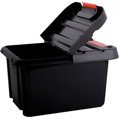 Caja de almacenamiento con tapa Stock'r 53,7 x 44,5 x 32,8 58