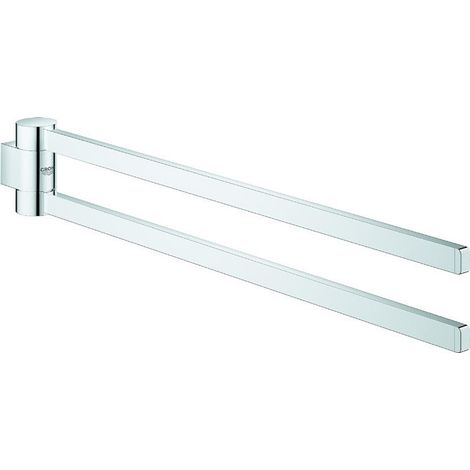 Porte-serviettes GROHE SELECTION 400mm. rigide 2 bras chromé