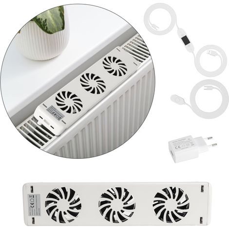 SWANEW Ventilatore per radiatore Ventilatore amplificatore per radiatore - Risparmio energetico e comfort Mono-Set 50cm (1/5)