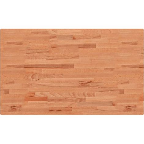 Maison Exclusive - Piano Tavolo 100x60x1,5cm Rettangolare Legno Massello Faggio